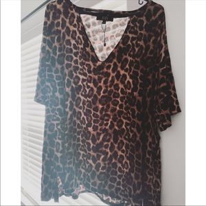 L&B Cheetah Print Blouse